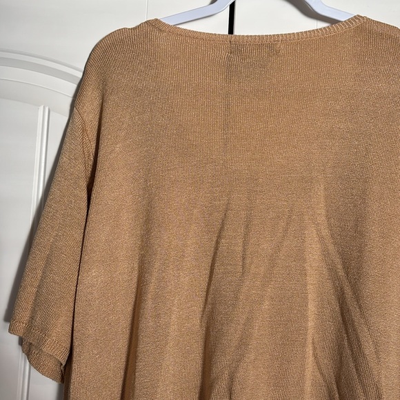 Tan-gold blouse by SAG HARBOR in size 3X - Picture 14 of 14